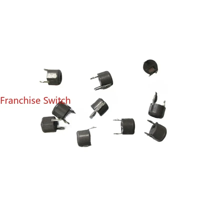 40PCS Brown 60PF In-line, Adjustable Capacitor, Diameter 6mm 60P Trimming  Variable Capacitor Capacity