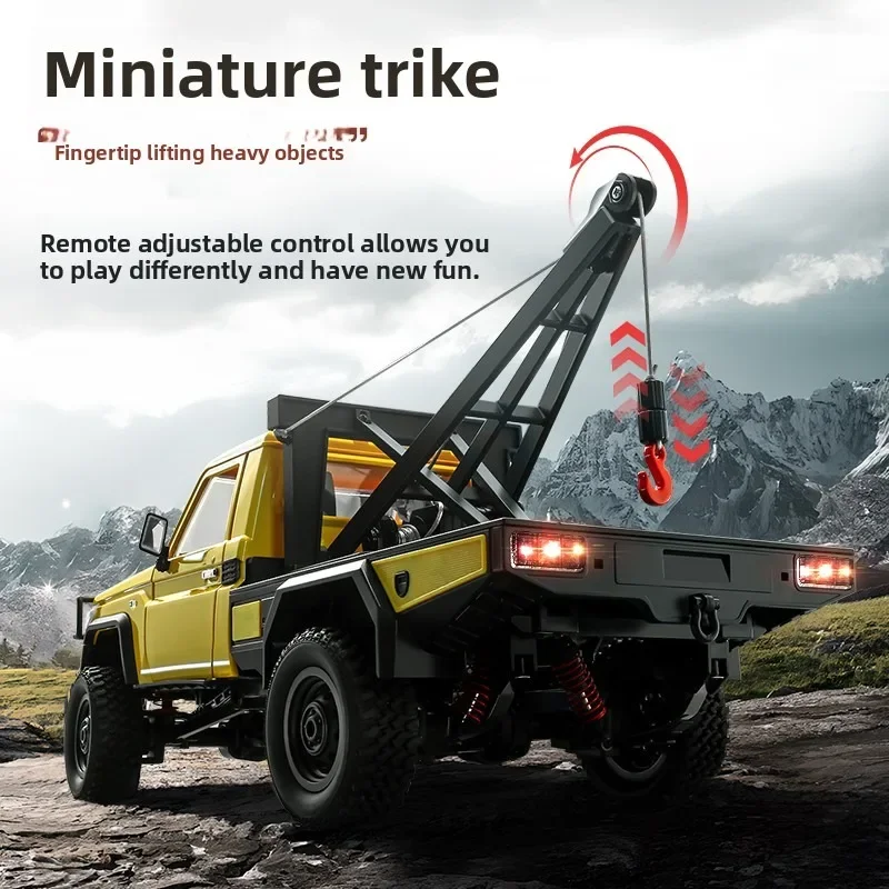 MN82T RC Auto 1/12 4WD Simulazione Professionale Arrampicata Veicolo di Salvataggio 2.4G Elettrico Gru di Controllo Remoto Auto Giocattolo Regalo LC79