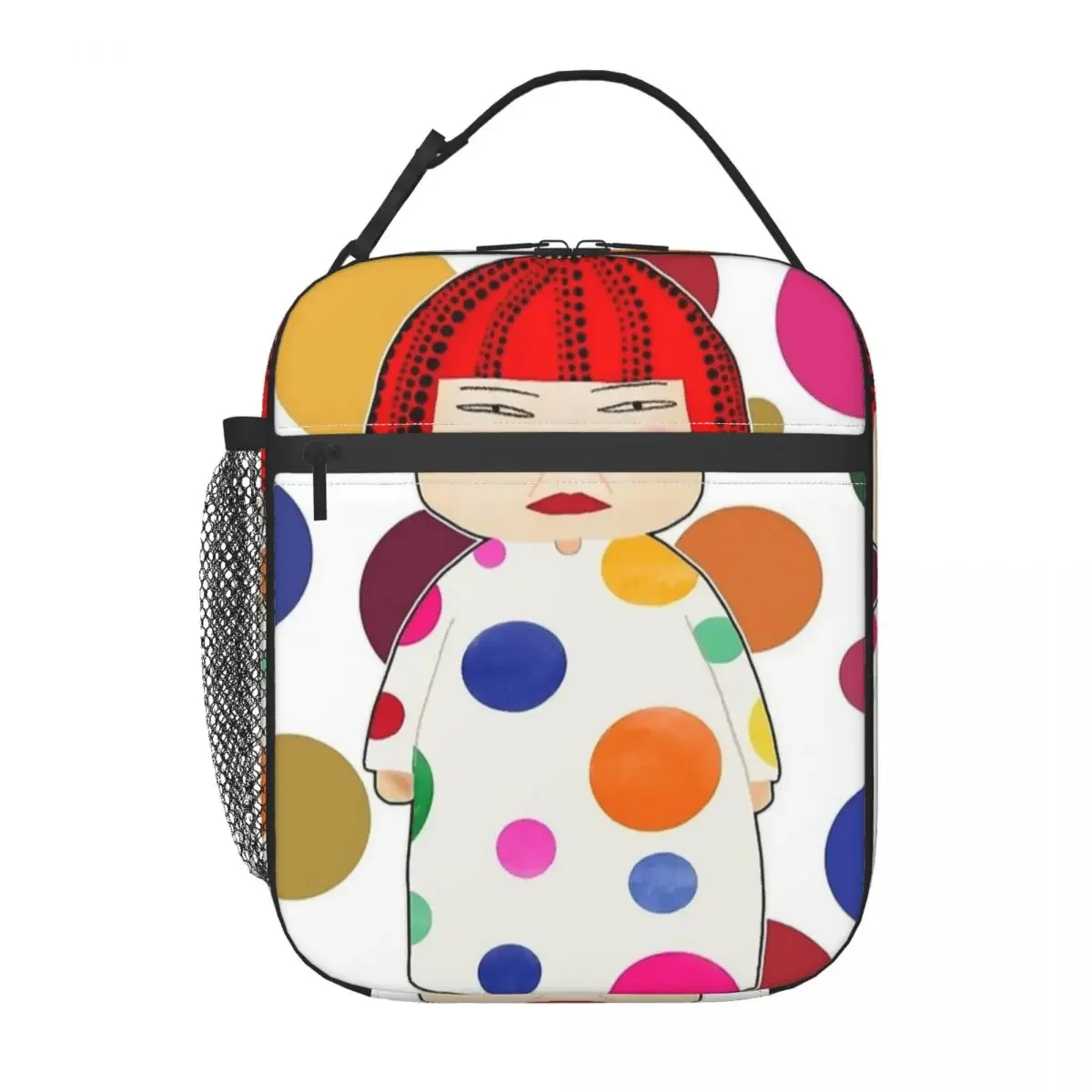 Yayoi Kusama Insulated Lunch Bags Cooler Lunch Container Large Tote Lunch Box Food Bag Work Travel