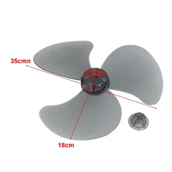 Plastic Fan Fan Blade For Standing Pedestal Fan 16 Inch 3 Leaves General Accessories Household Plastic Fan Blade