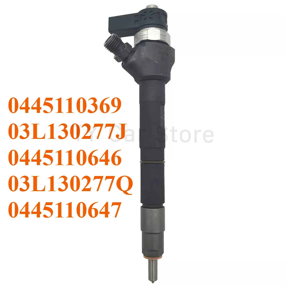 

0445 110 646 03L130277Q New Diesel Fuel Injector For VW Amarok Audi Seat Skoda 2.0 TDI 0445110369 03L130277J
