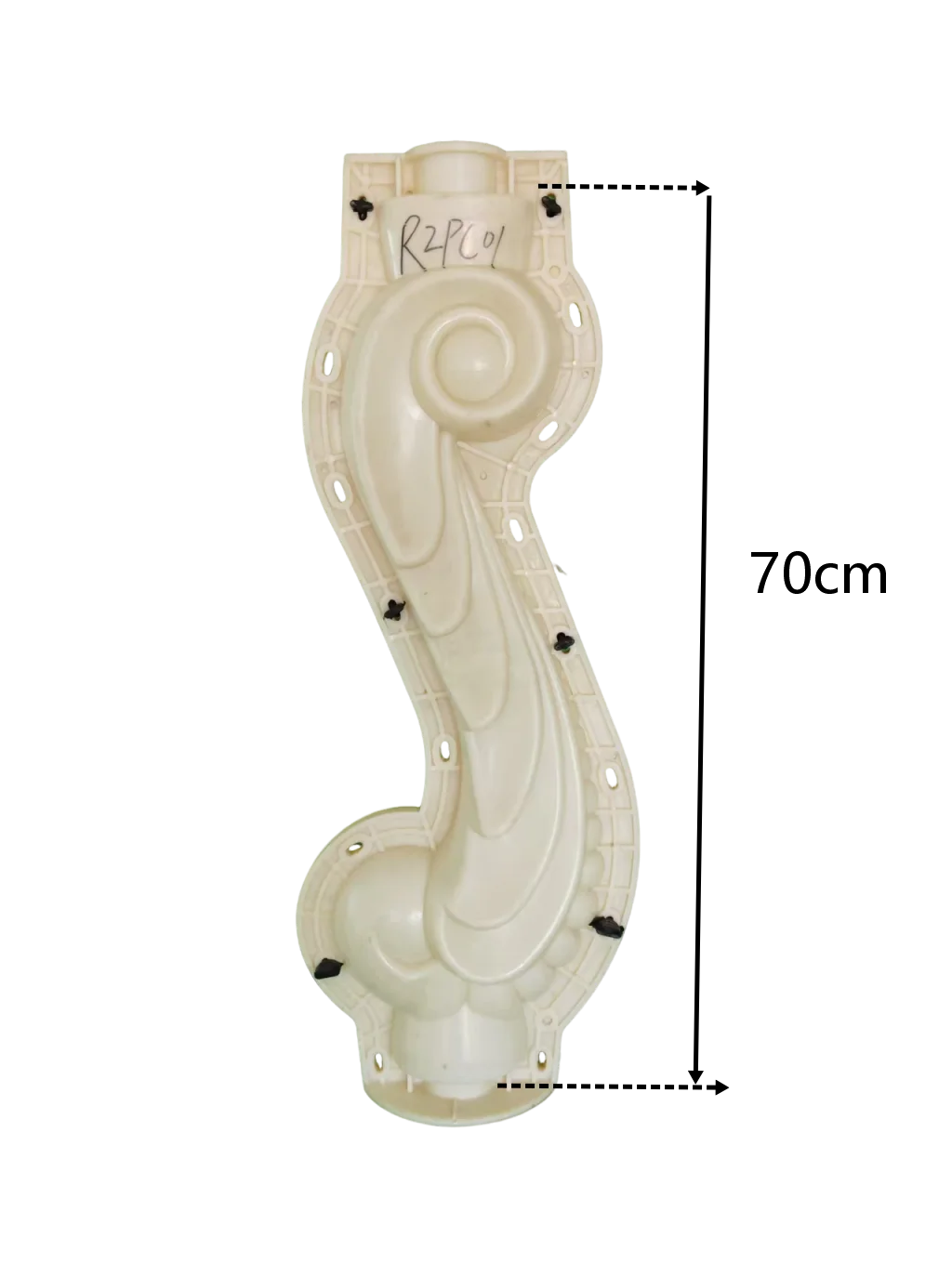 European Style ABS Cement Baluster Mold Reusable Concrete Vase Pillar Mould For Outdoor Balcony Garden Villa Railing Decor