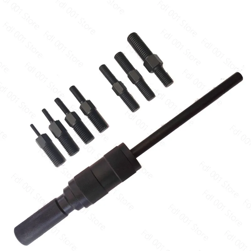 Manual Pin Puller Sliding Hammer Puller P400 Set Heavy Duty Cylinder Pin Alloy Puller M3-M12 One Meter Long Tool
