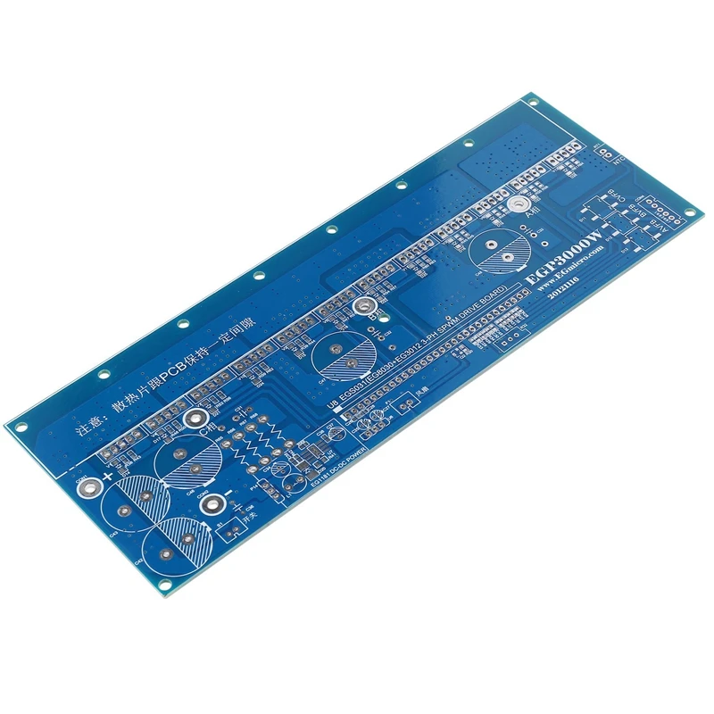 1 pz EGP3000W Inverter trifase scheda di alimentazione a onda sinusoidale pura PCB scheda vuota EG8030 per fai da te