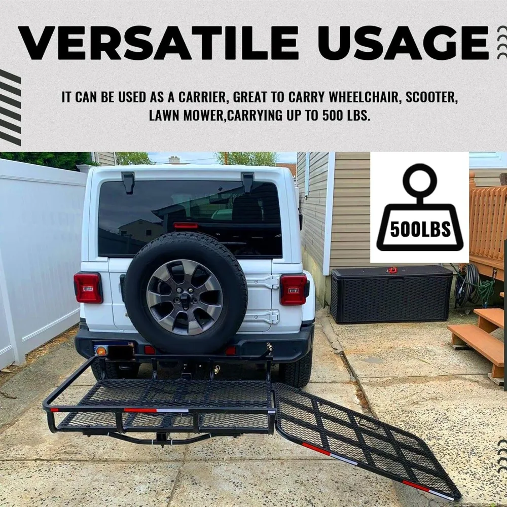 الناقل كرسي متحرك سكوتر كهربائي رف وصلة الإعاقة منحدر طبي سعة 500 رطل