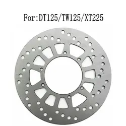 Motorcycle Front Brake Disc Rotor For Yamaha DT125 TW125 YZ125 YZ250 DT200 TW200 ST225 TW225 XT225 Serrow XT225S XG250 XT250