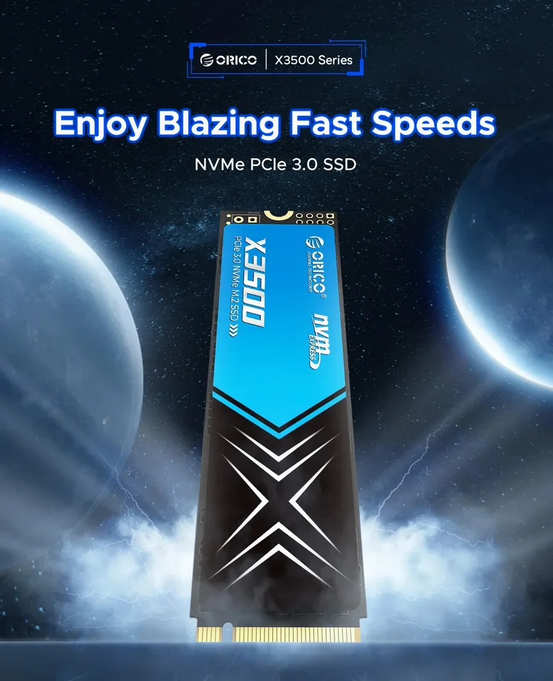 ORICO 1TB 512GB SSD M.2 2280 NVMe SSD PCIe Gen3x4 3500MB/S NVMe