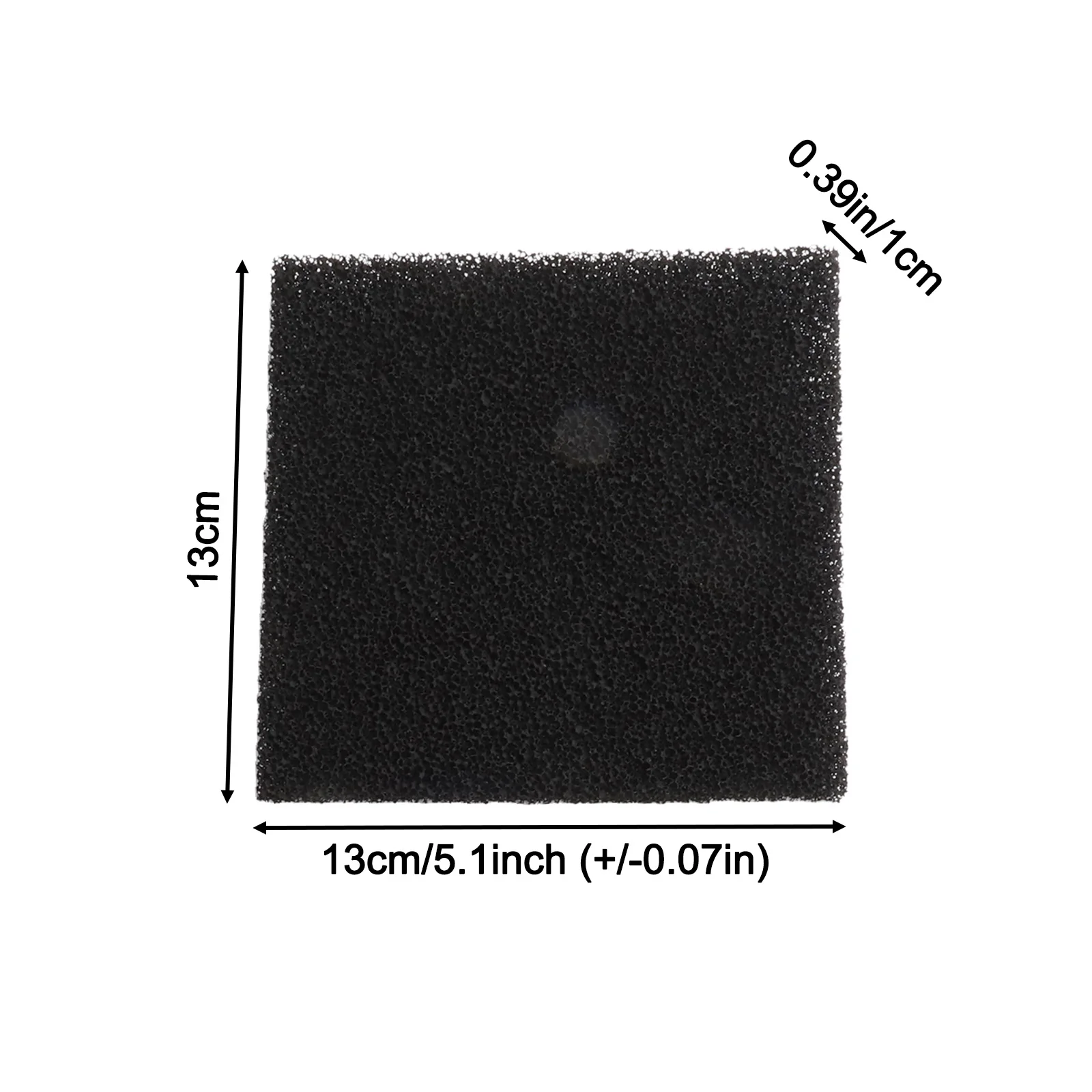 For Air Filtration 130*130*10MM Carbon Filter Sponge Filter Sponge Pack Environmentally Friendly High Density For Home Use