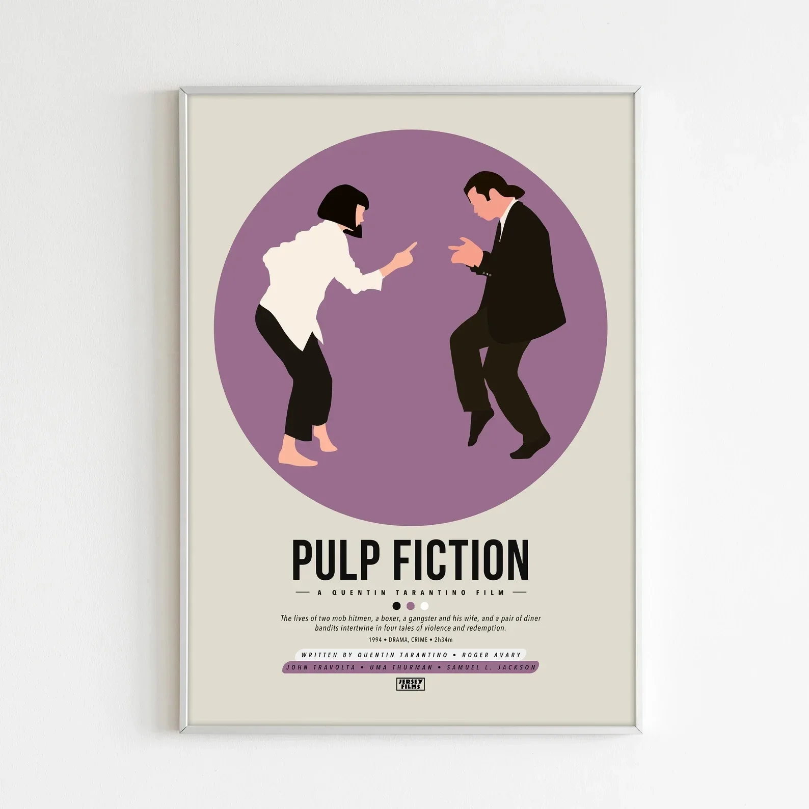Nordic Retro Classic Movie Poster Aesthetic Pulp Fiction Jennifer's Body Back to the Future Leon Wall Art Home Room Decor Gift