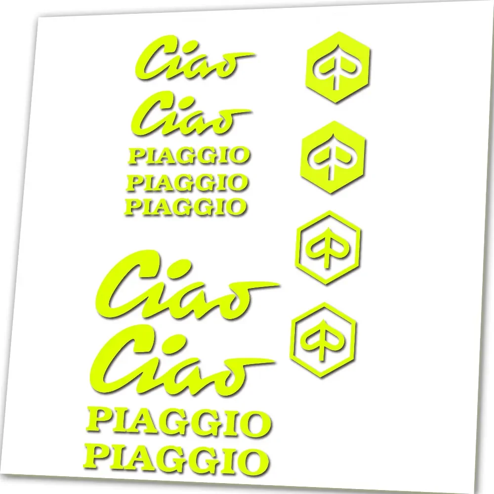 ملصق ضبط سكوتر الدراجة النارية المتوافق مع PIAGGIO Ciao Kit