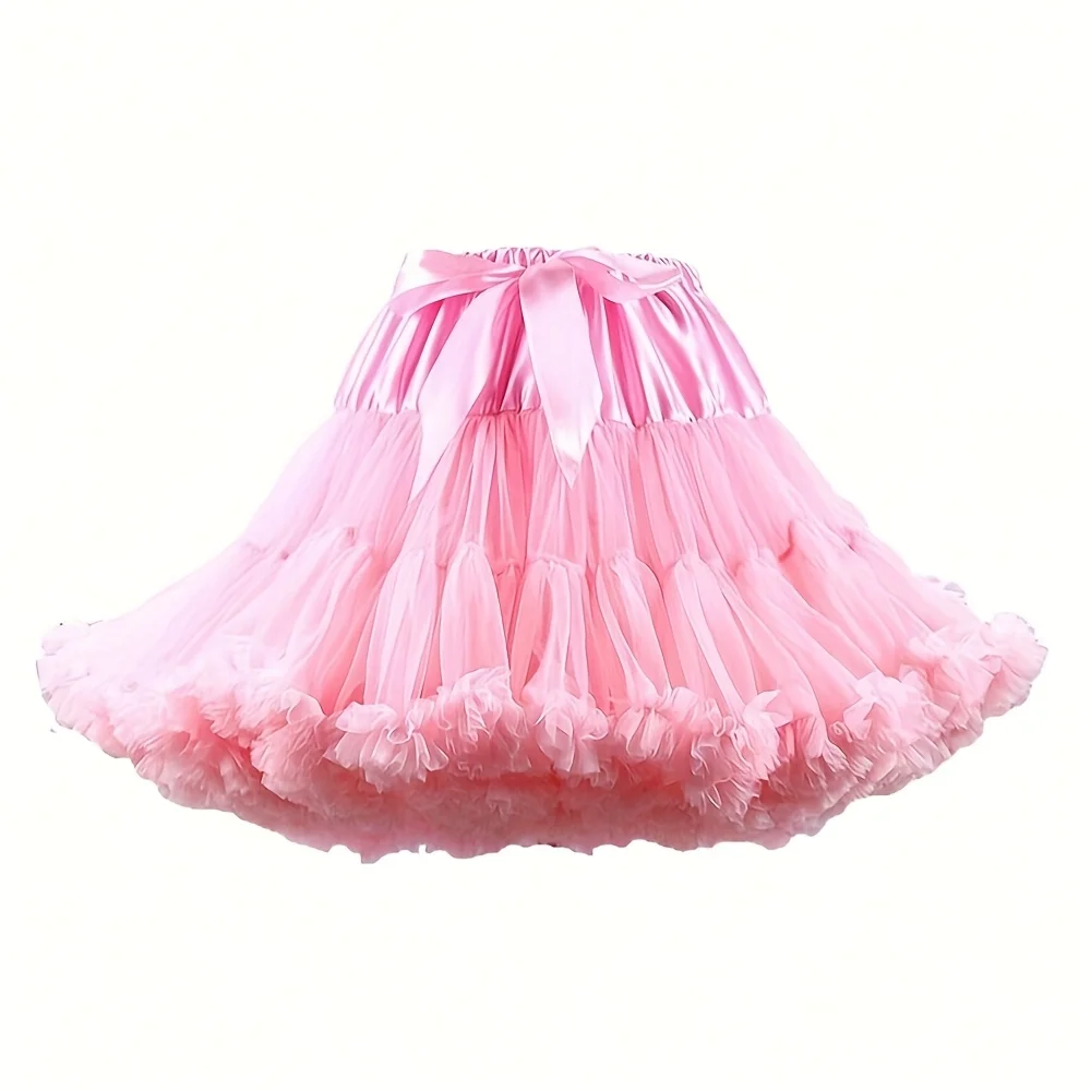MIni sottoveste da donna TullePuffy sottoveste corta da sposa sottogonna Rockabilly Tutu