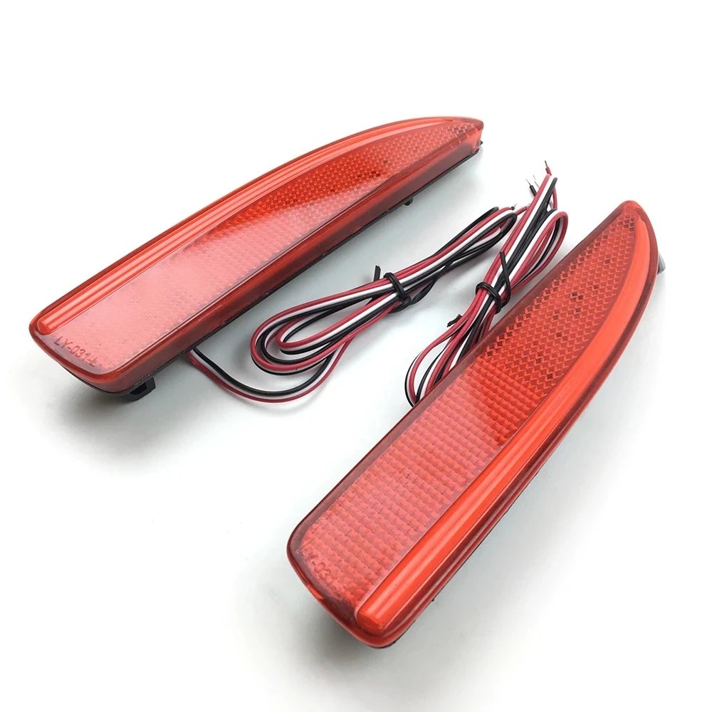 Rear Bumper Reflector LED Light Tail Brake Fog Lamp Car Styling for Mazda 6 Atenza 2013 2014 2015 2016 Red