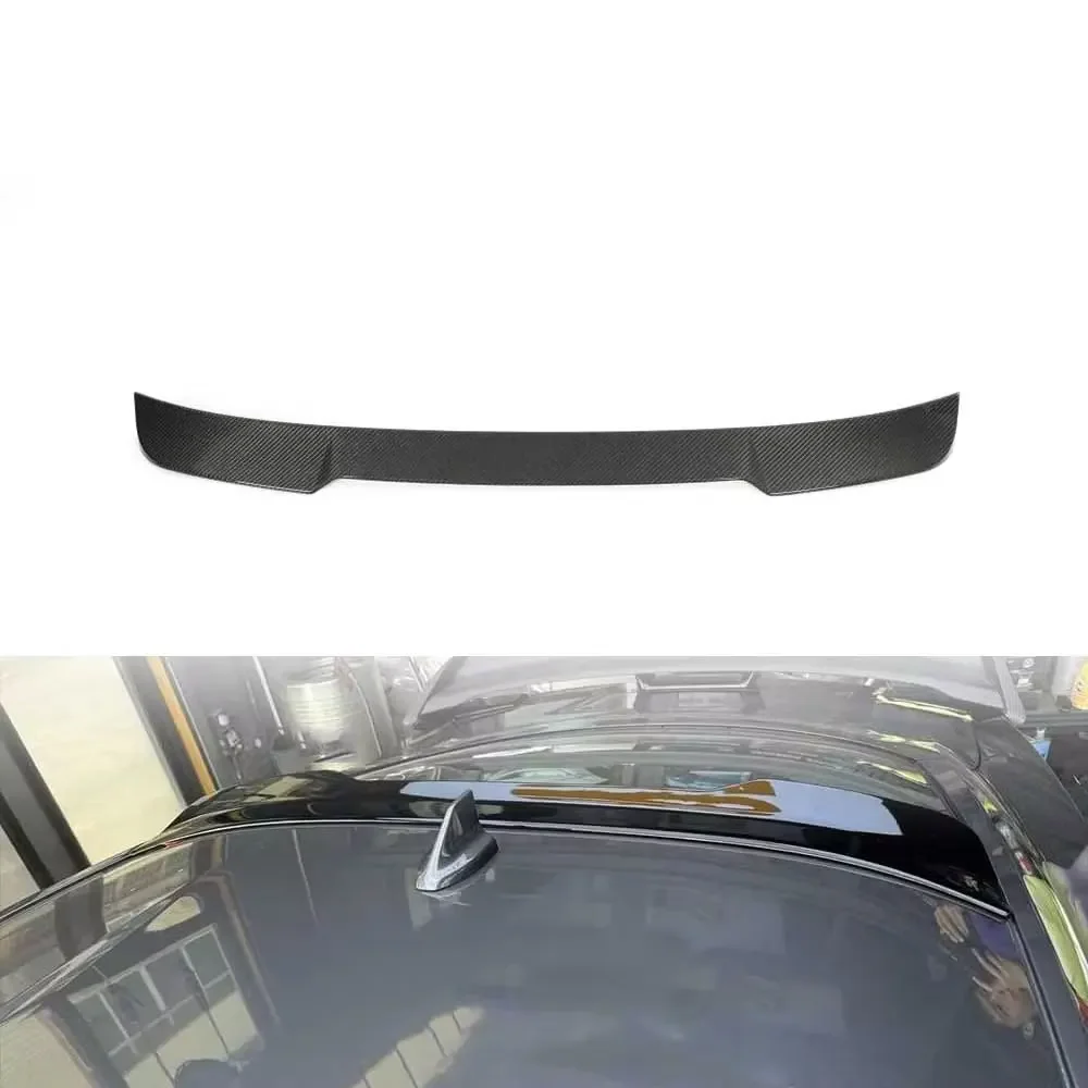 Carbon Fiber Rear Window Roof Spoiler Wing for 2024 Ford Mustang S650 GT Dark Horse