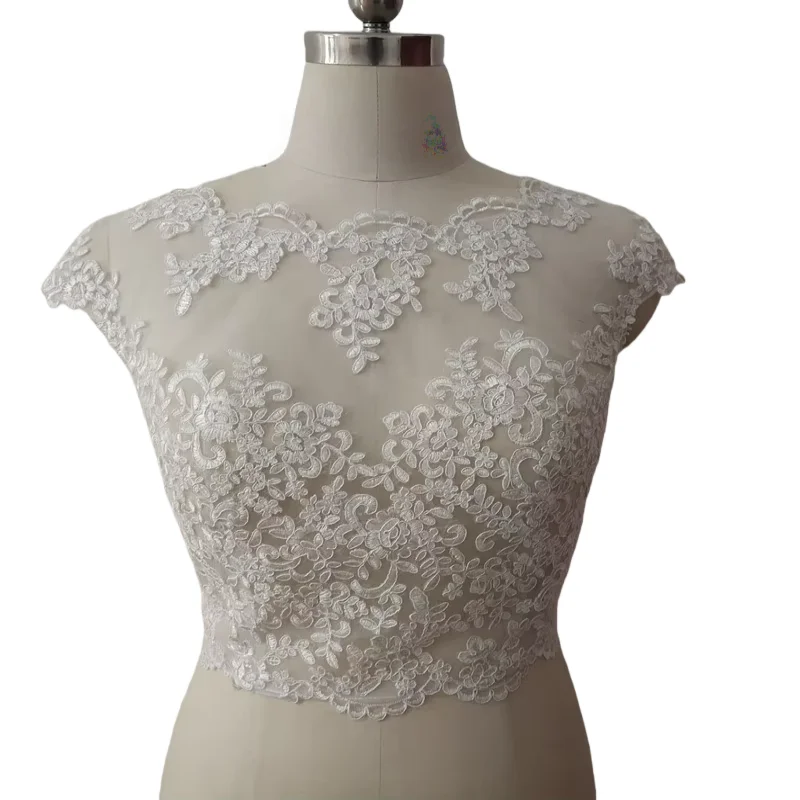 Customized Bolero Mariage Cape Wedding Accessories Chal Etola Feminino Fourrure Bridal Top Novia Chaqueta Lace Jacket Shawl