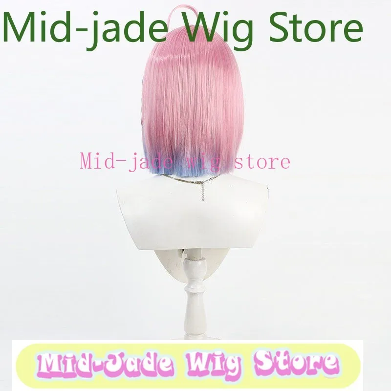 

HOLOLIVE HIMEMORI LUNA COSPLAY WIG HOLOFORCE PINK GRADIENT LONG CURLY HAIR HALLOWEEN PARTY ANIME COSPLAY WIGS WITH WIG CAP