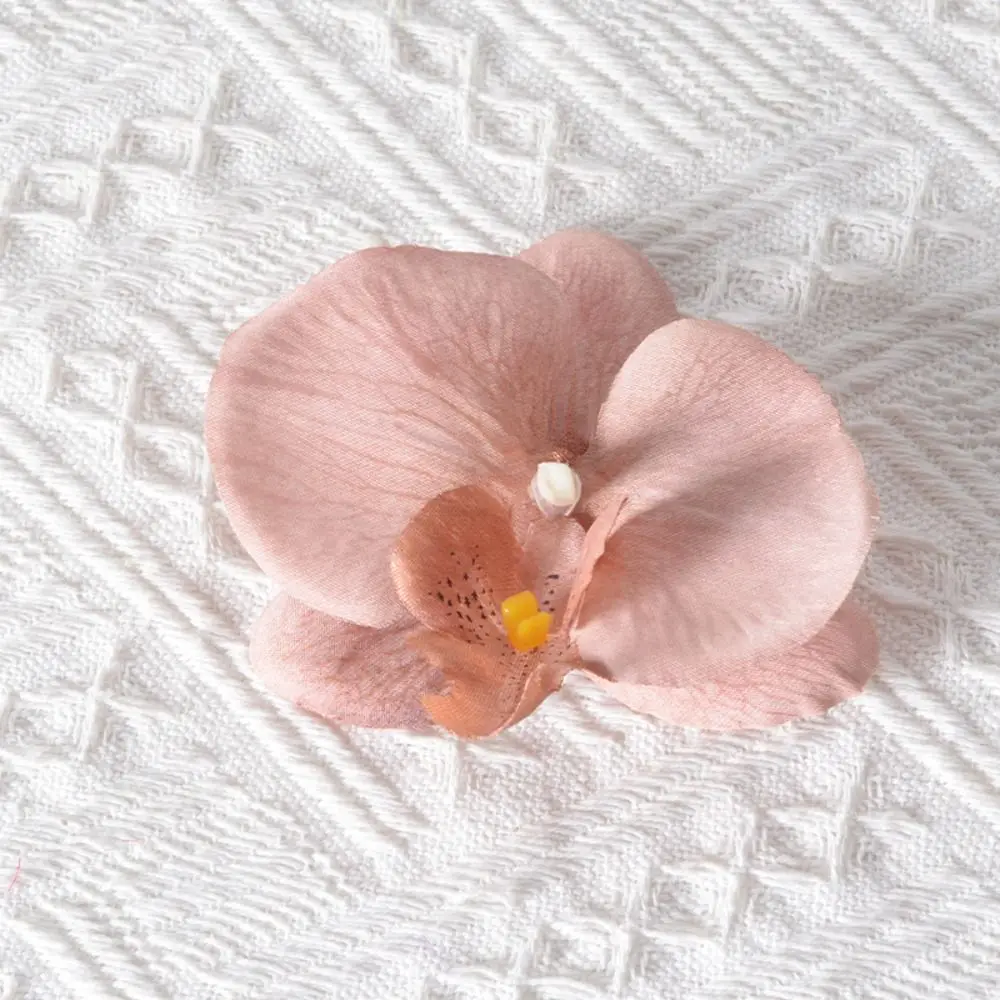 Pendant DIY Jewelry Making Craft Simulated Flower Headdress Handmade Accessories Butterfly Orchid Flower Decoration Hairpin Gift
