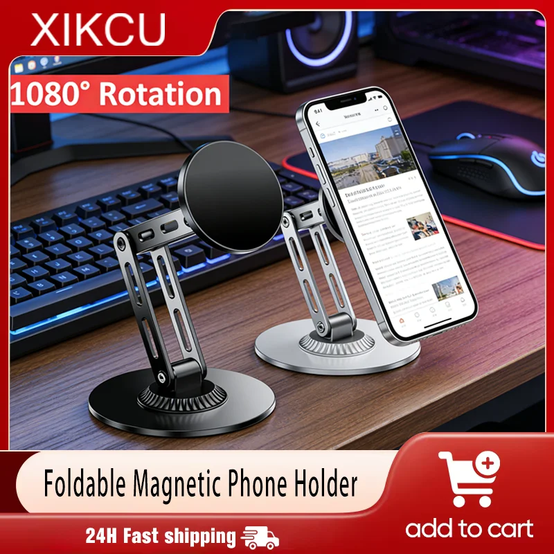 

Магнитный держатель для телефона на стол и в автомобиль, крепление для смартфона, GPS-навигатора, мобильного телефона, подставка для iPhone 17, Samsung, Xiaomi