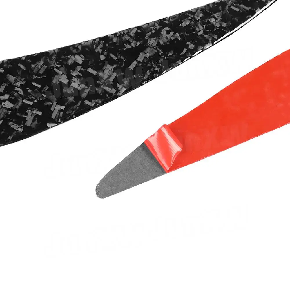 Real Carbon Fiber Fiber Front Lamp Eyebrow Head Covers for Infiniti Q50 2014-2019 Interior Car Styling