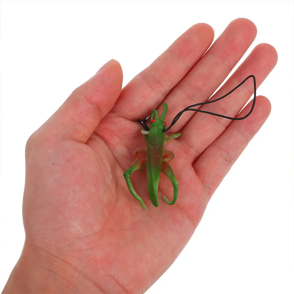 

10Pcs Realistic Grasshoppers Simulation Lifelike Animal Figures Party Favors Desktop Decorations Tpr Animal Figures