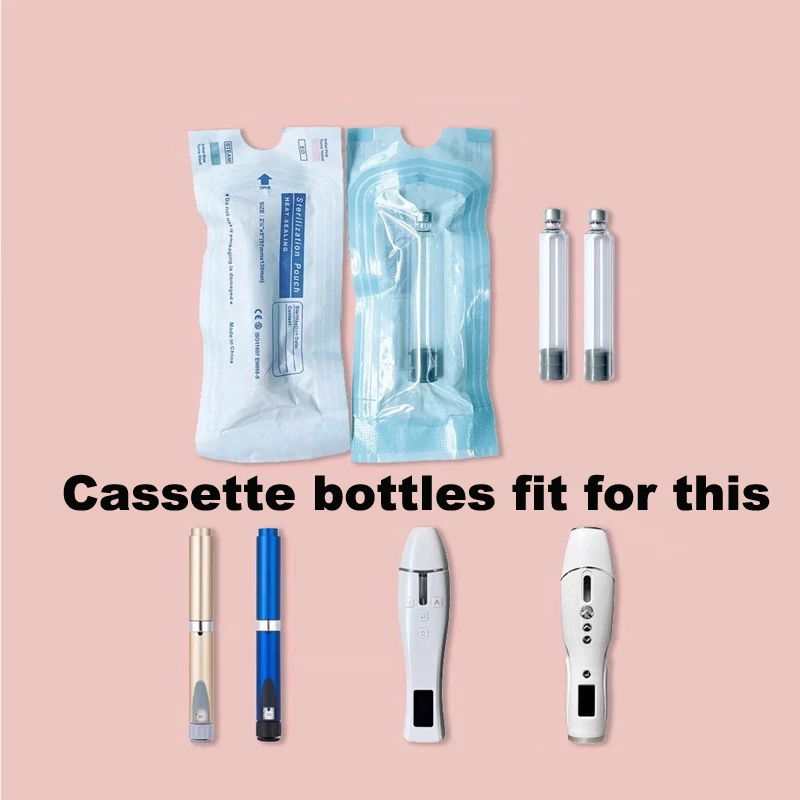 50-100pcs Insulin Cartridges 3ml Empty Cassette Bottle for Lilly Insulin Injection Pen