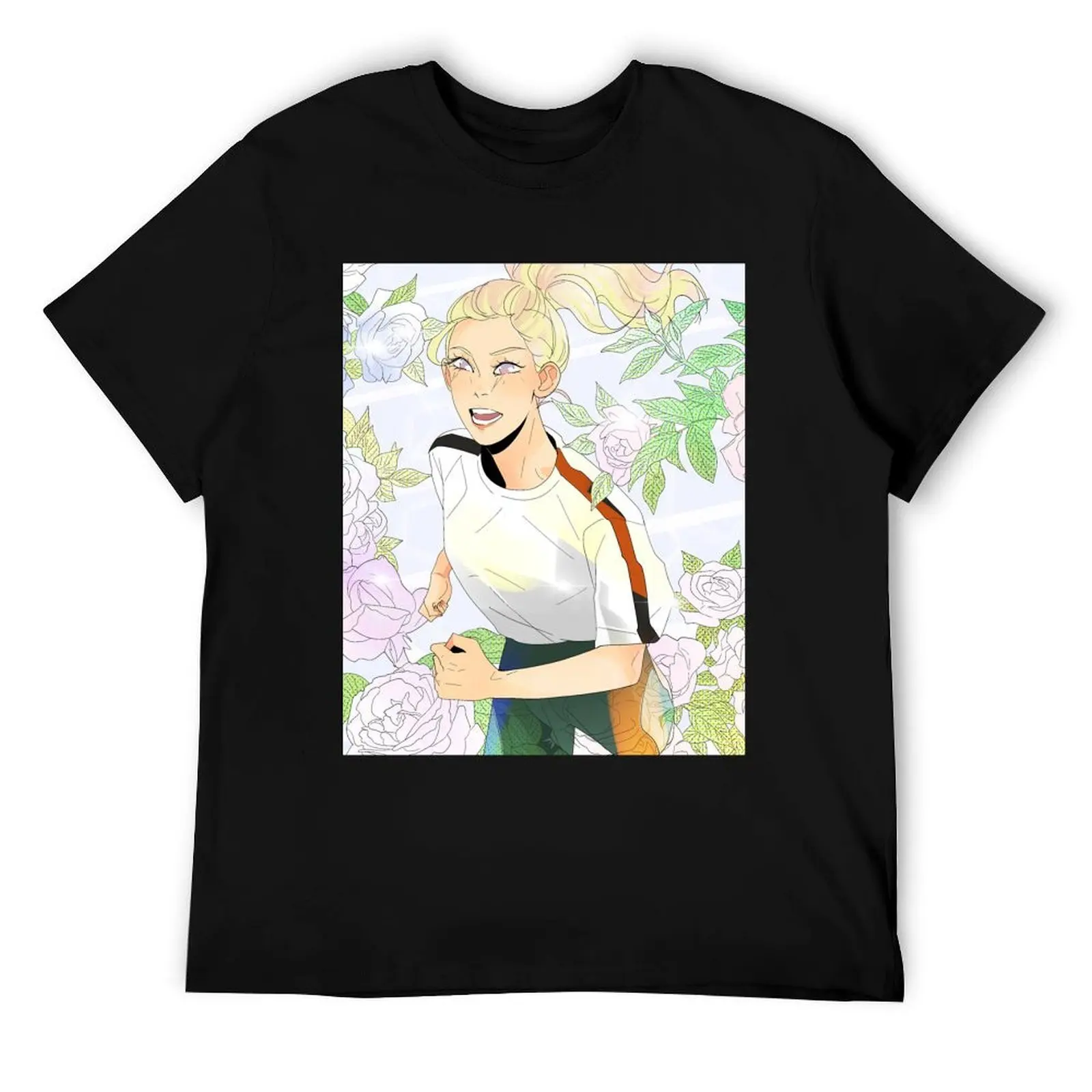 

Celia roses Blindfold Mashersan school life T-Shirt essential t shirt funny t shirts cotton T-Shirt