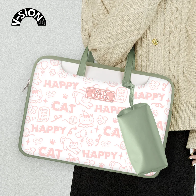 Laptop bag Sleeve Case Notebook PU Shoulder Hand Bag For 13 14 15 15.6 17 inch Macbook HP Huawei Dell Shockproof Carrying Bag