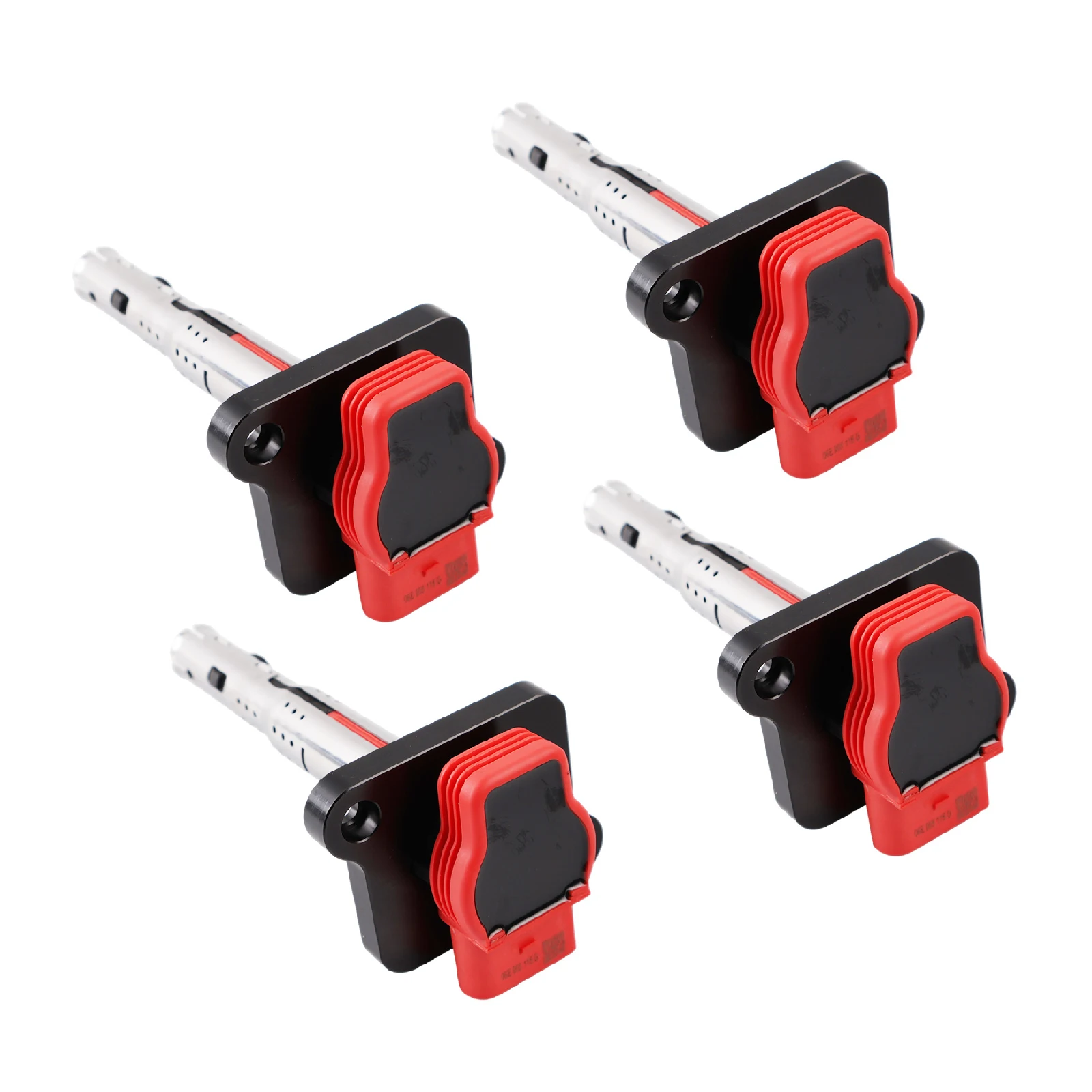 PIKBUK 4 Pcs Aluminum Coilpack Adapter Plates Billet For Audi A3 S3 A4 A6 TT R8/TFSI Ignition Coils 8L Golf 1.8T RS4 S4 B5 view 4