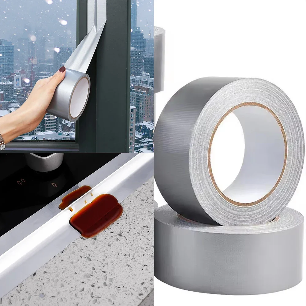 Wasserdichtes, robustes Industrie-Klebeband, Länge 16,4/32,81/65,62 Fuß, super klebriges Stoff-Klebeband, DIY-Reparatur, Heimdekoration