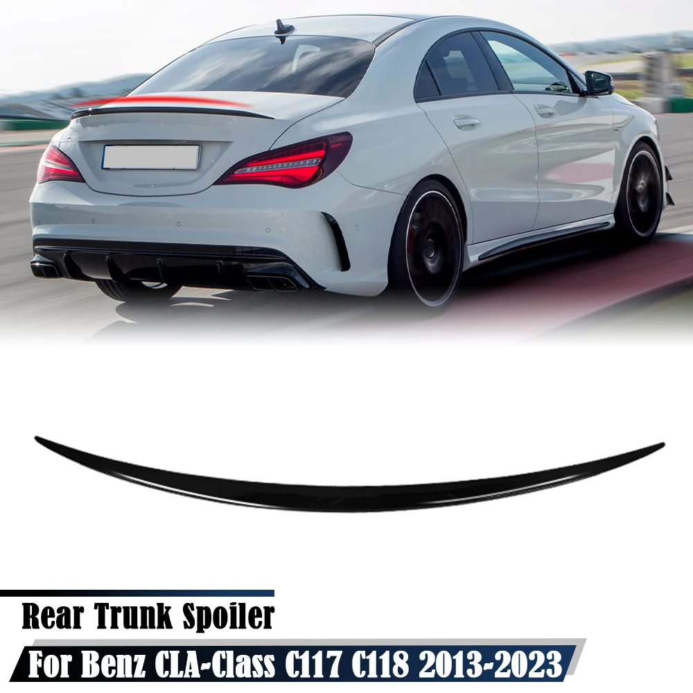 Rear Trunk Lid Car Spoiler Wing For Mercedes Benz CLA Class C117 C118 CLA200 CLA260 CLA45 AMG 2013-2023 Car Styling