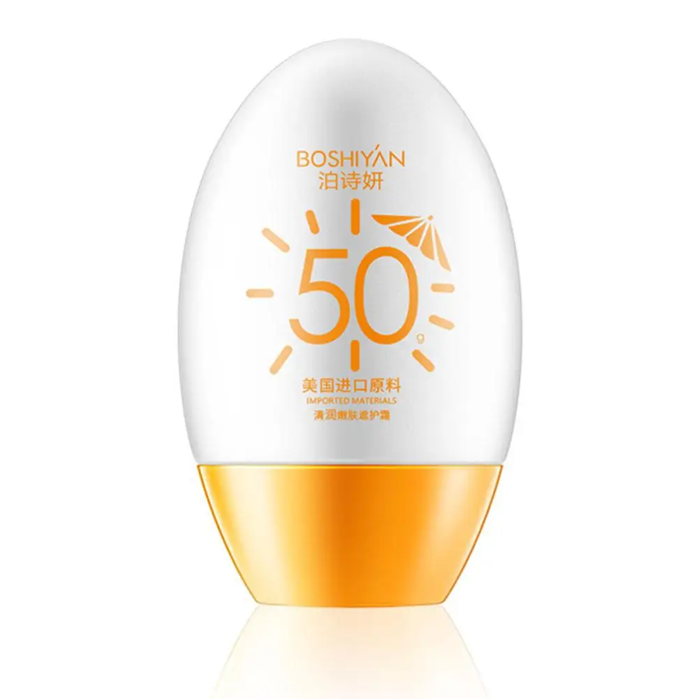 50g Facial Body Sunscreen Whitening Sunblock Skin Protective Cream Non-greasy SPF 50 Brightening Sunscreen Lotion For Summe M5Q7