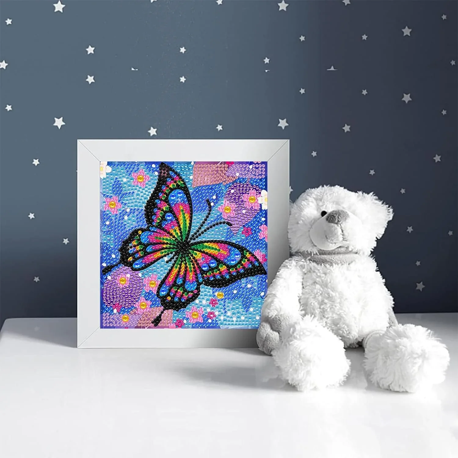 2024 New DIY Diamond Painting Set Cartoon Animal Picture Crystal Water Diamond Embroidery Birthday Decoration Gift