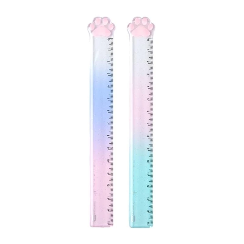 

Plastic Measuring Ruler Multifunctional Drawing Ruler Gift for Student Kid best sale