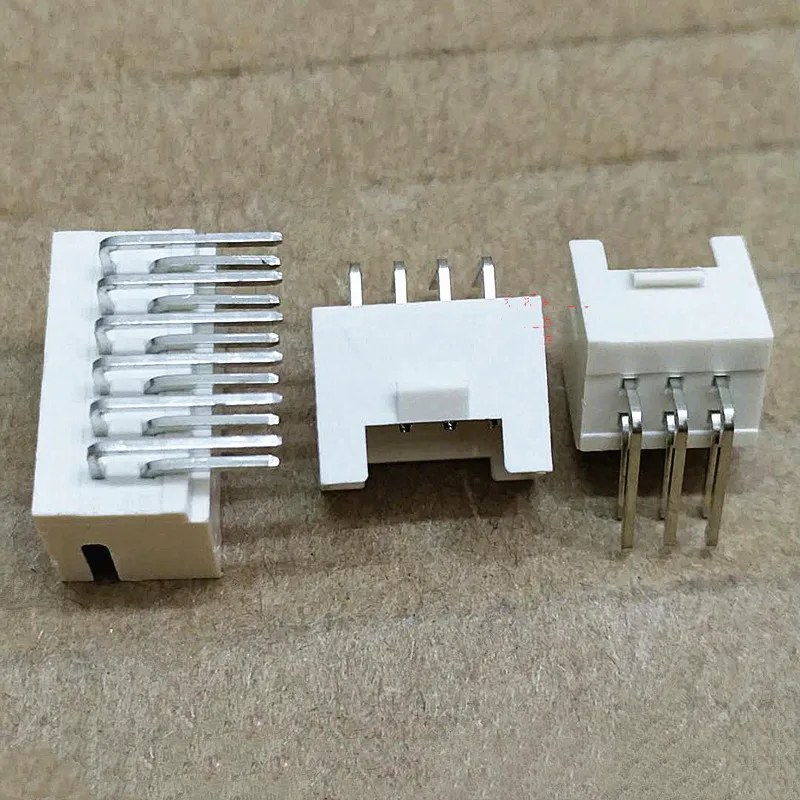 20PCS 2.0mm Pitch PHB/PHSD Dual-Row Socket, 90° Right-Angle Pin with Latch, 2×2P/2×3P/2×4P/2×5P/2×6P/2×8P/2×10P Connector