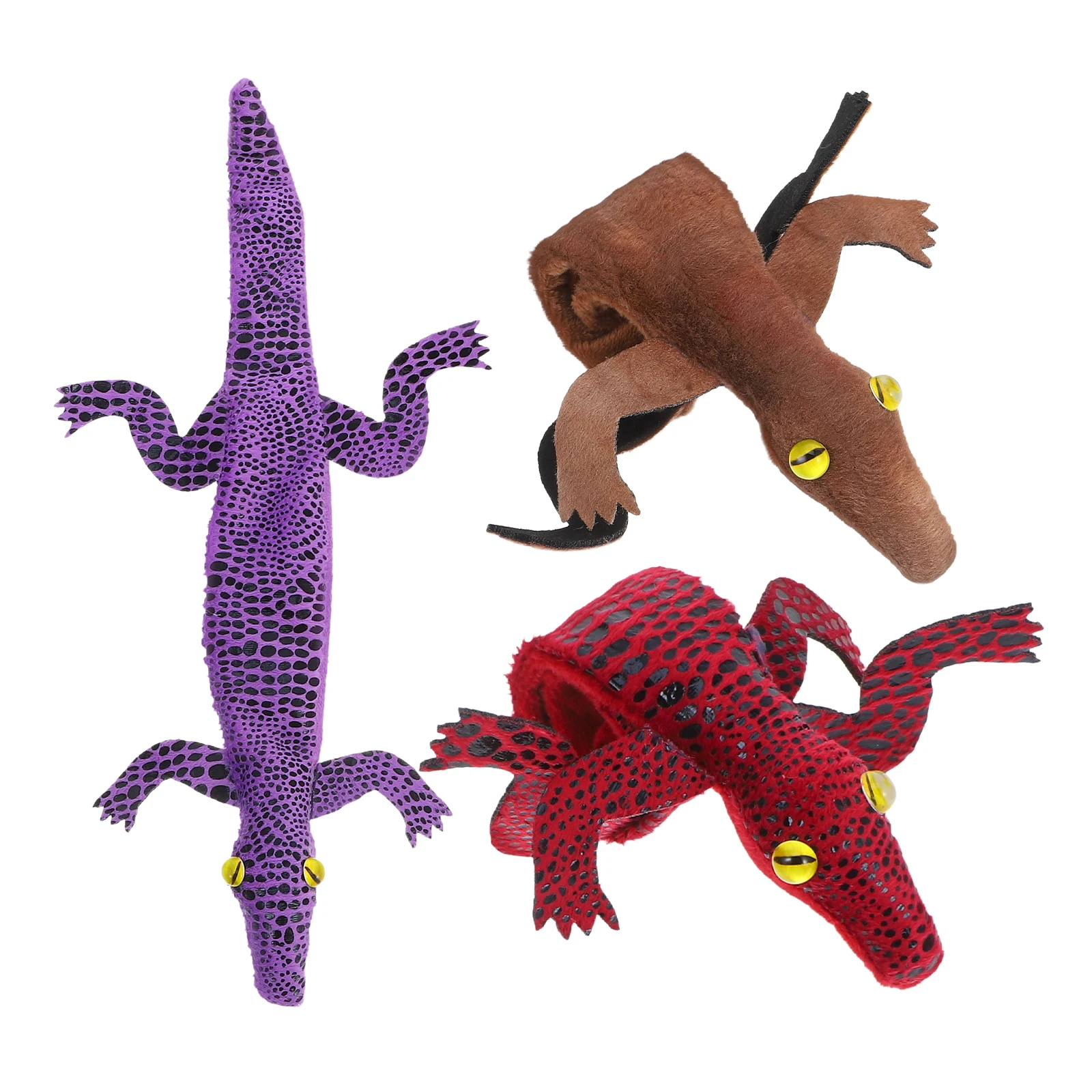 3-delige dierenarmband Kids Slap Armbanden voor meisjes Pols Polyester Kinderdrukknopen