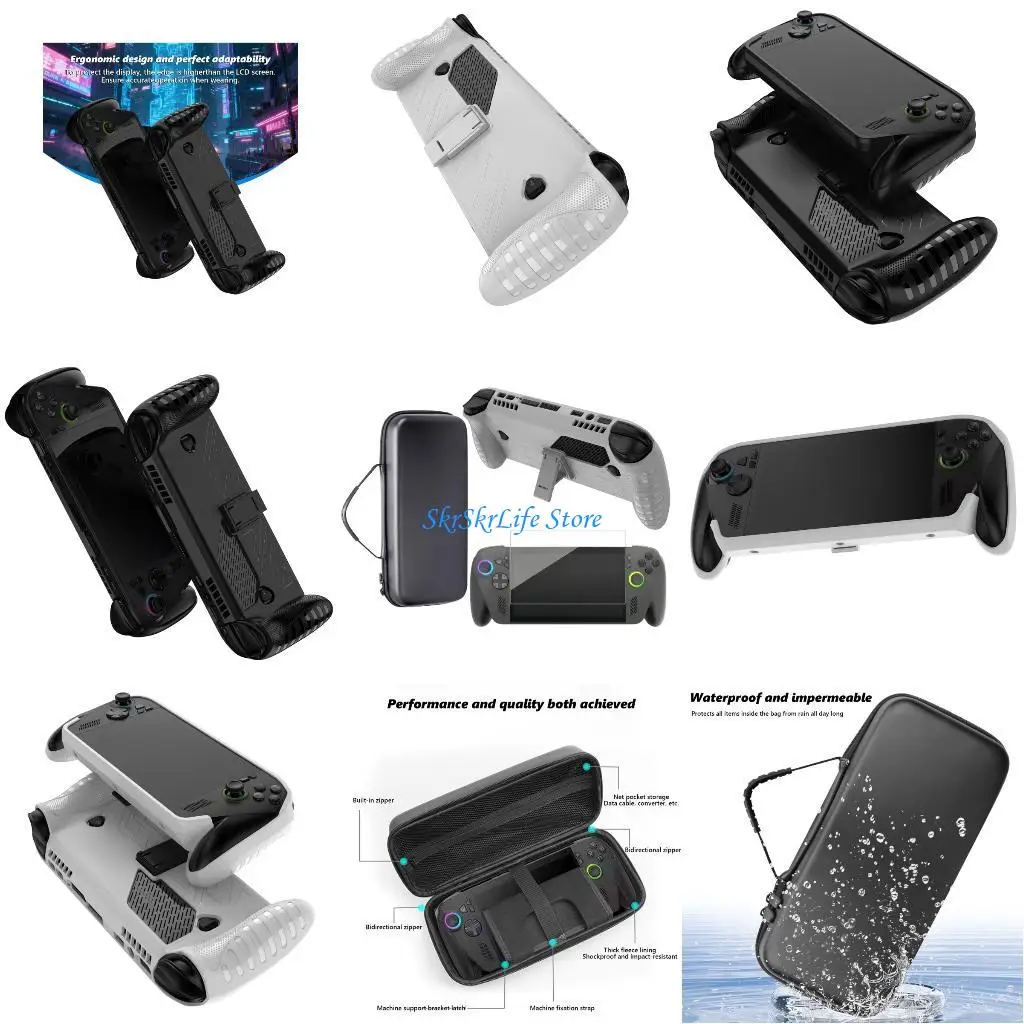 

E65E Dustproof Flexible Silicone Case With Tempered Glass Film Protections For Gaming