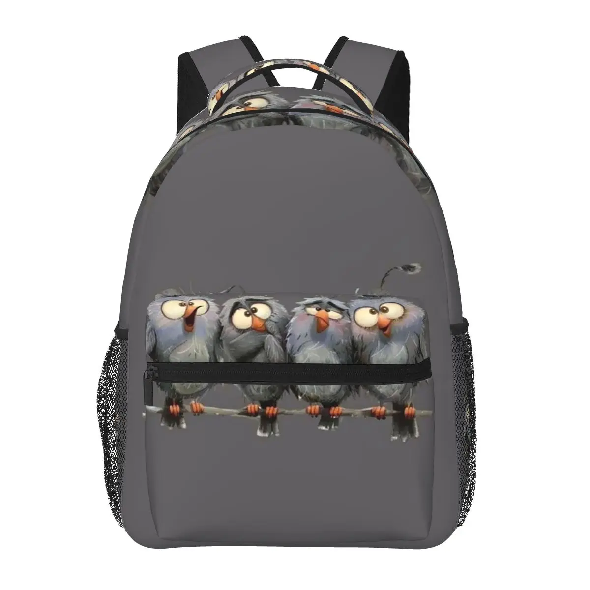 

Funny Bird Pattern Student Backpack School Bag Hiking Travel Daypack for Boys Girls Fashion Bookbag Shoulder Bags