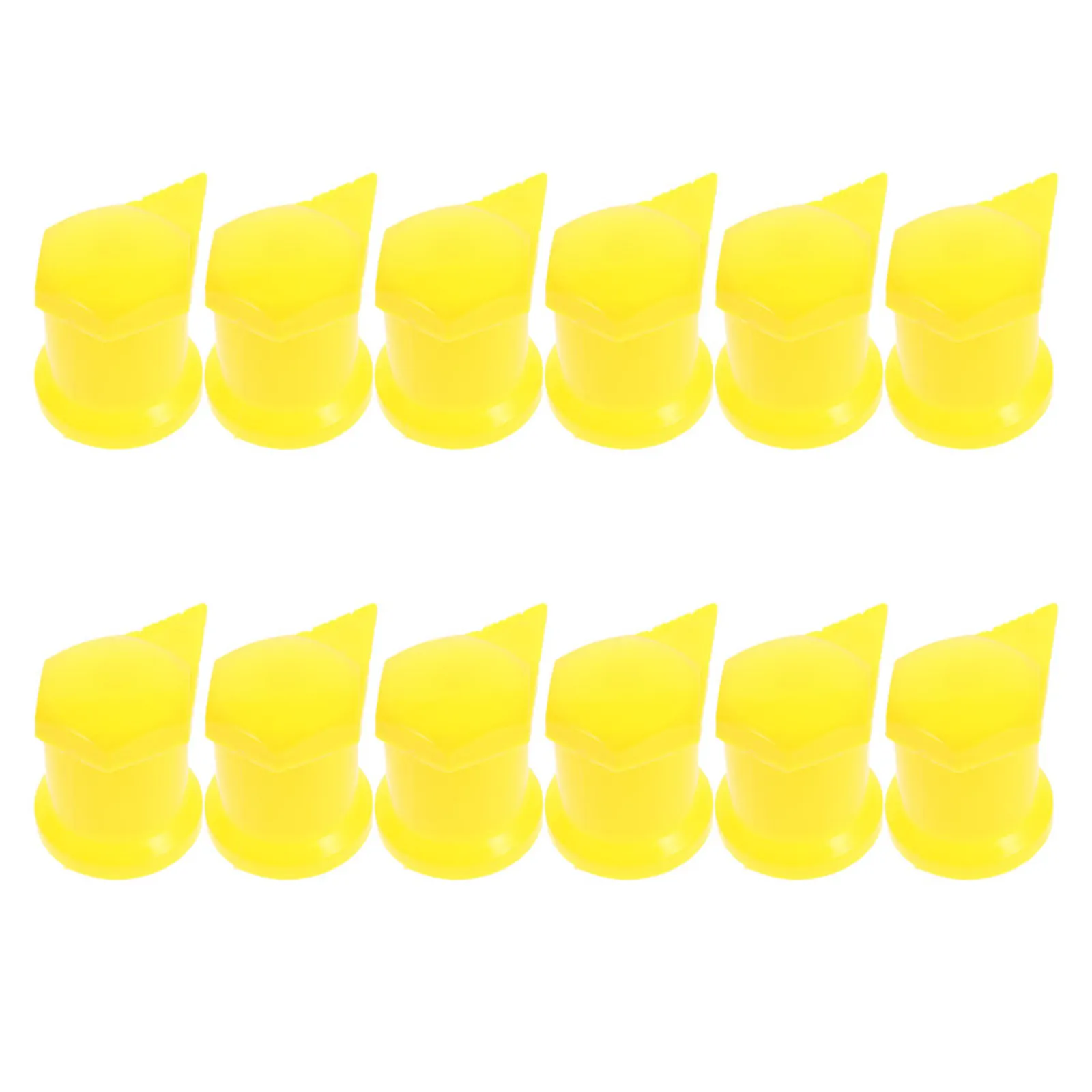 

30Pcs Auto Wheel Nut Indicator Loose Lug Nut Alert Cap for Car Truck Trailer Hub Wheel Hub Screw Cap