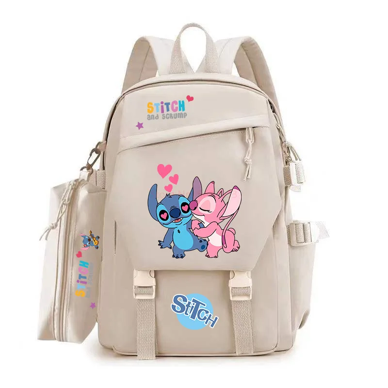 New Stitch Student Laptop Female Backback Cartoon Women Backpack School Ladies Cool Harajuku Bag Girl Nylon Kawaii Backpack