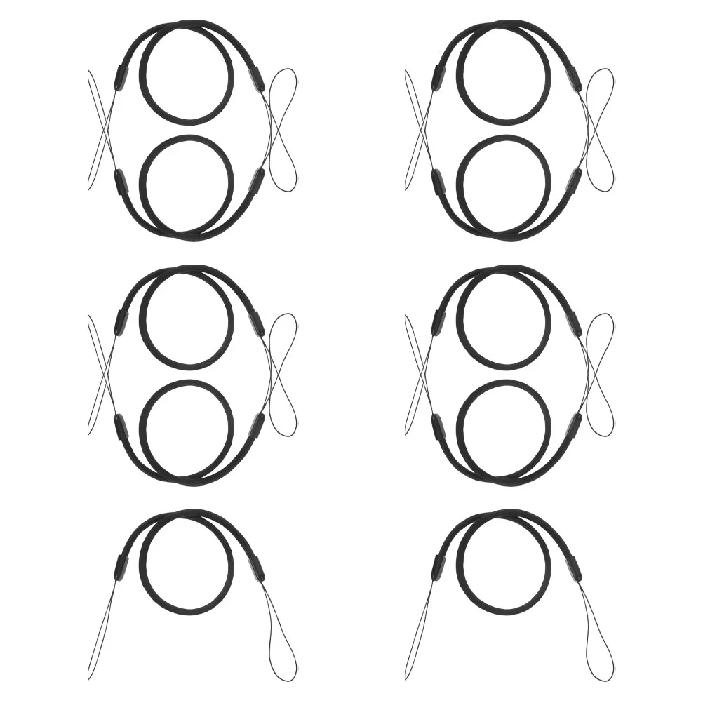 

10 Pcs Elastic Lanyard ID Badge Stylus Pen Holder Anti Lost Rope for Phone Documents Child Multifunctional Daily Use