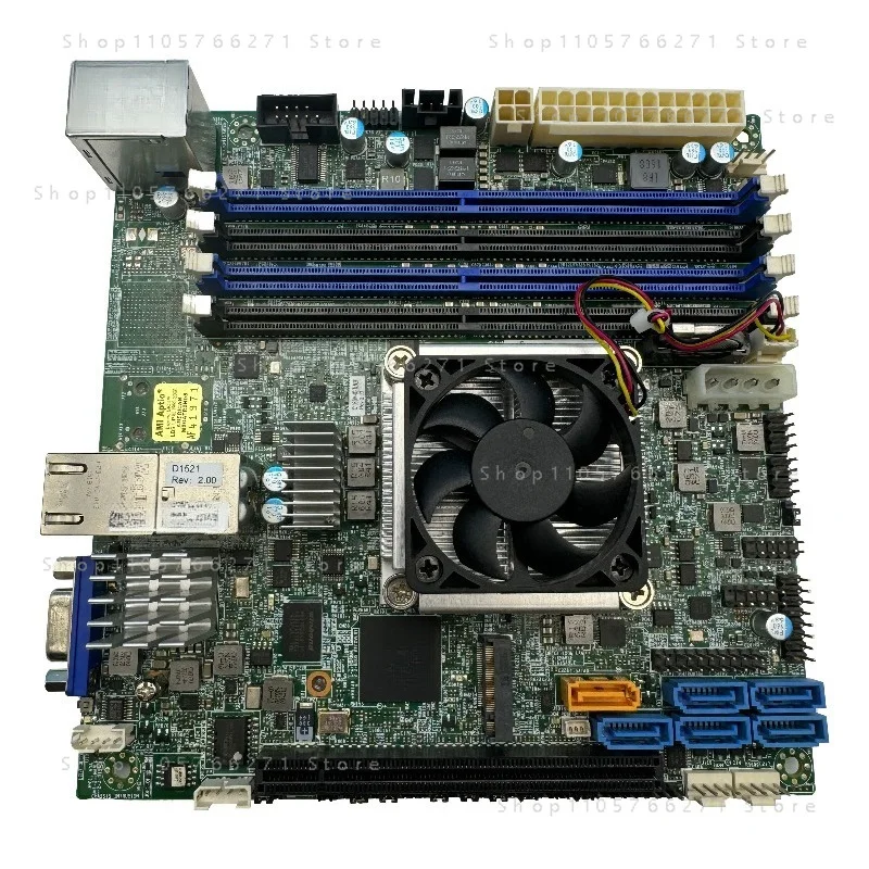 X10SDV-4C-TLN2F Mini ITX Motherboard Xeon D-1521 SoC Dual 10GbE LAN 4 Cores 8 Threads