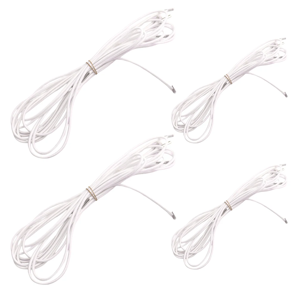 Cuerda elástica para sillas de cubierta, cuerda de amarre para silla de salón, accesorios de 220cm y 140cm, 4 unidades