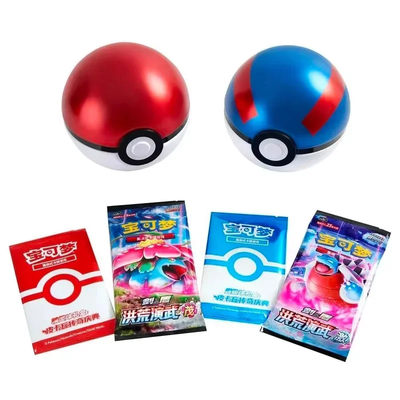 Cartes Pokémon PTCG Originales Authentiques Chinois Simplifié Pikachu Légende Célébration Poké Ball Cadeau Boîte Mystère Super Ball Collectionneurs