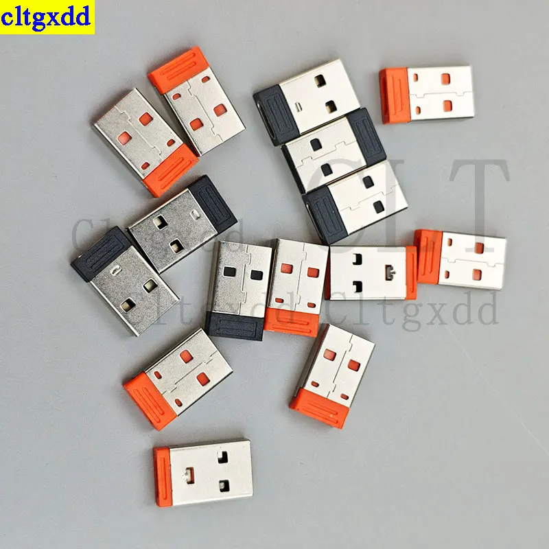 Cltgxdd 2piece PD Fast Charging USB A Male to Type C Female Adapter USB 2.0 Converter Orange Black Portable Charging Socket