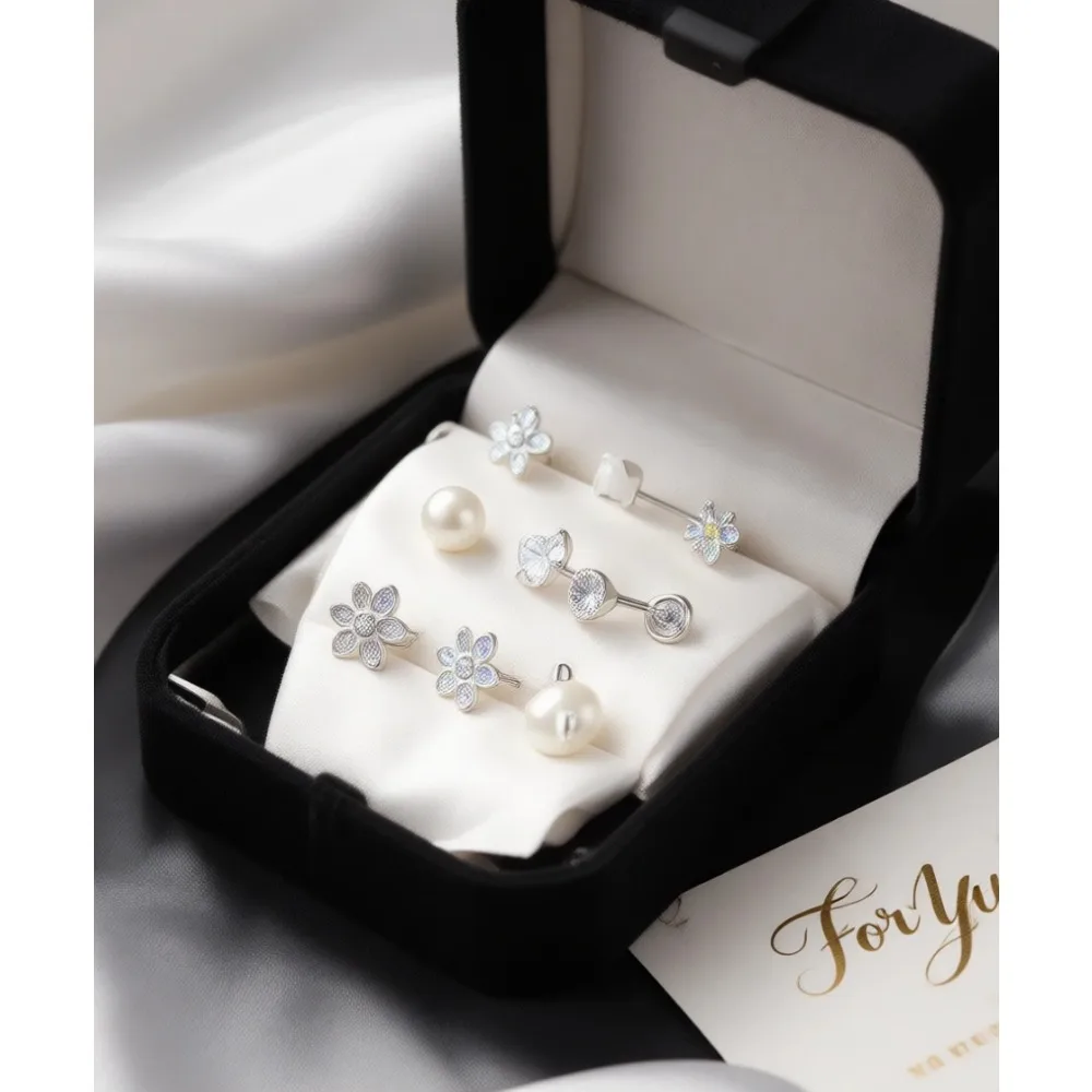 

24 пары гипоаллергенных миниатюрных сережек-гвоздиков для девочек и детей, 4 мм, с винтовой застежкой, безопасные для детей от 3 лет