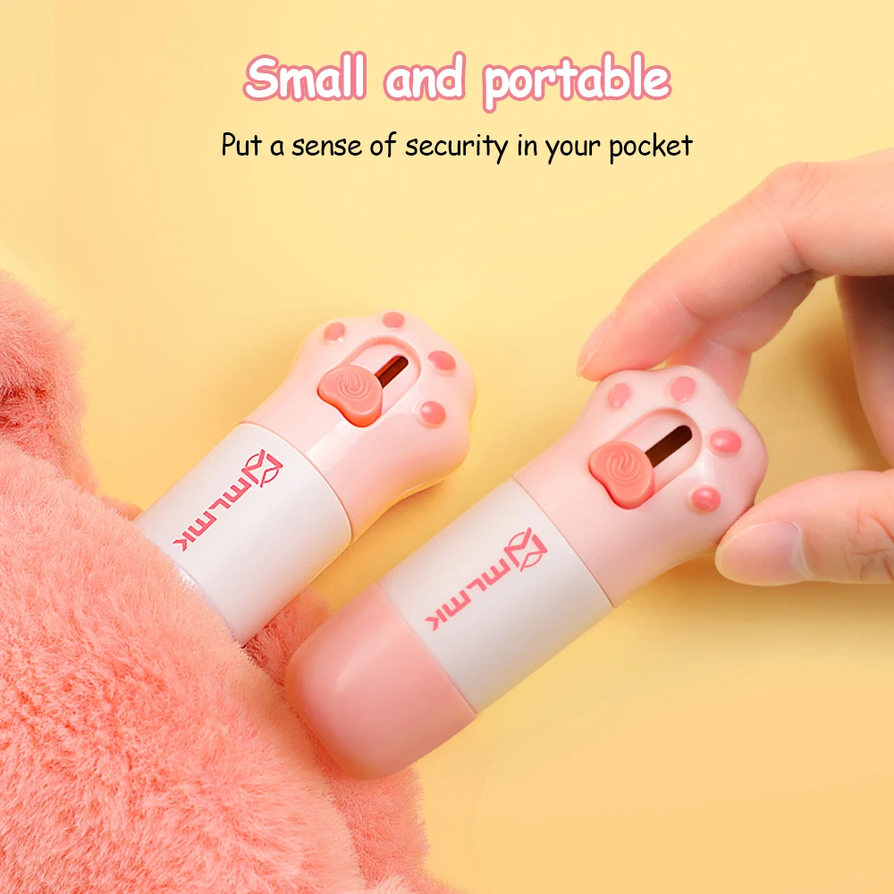 Cat Paw Thermal Paper Correction Fluid with Knife Double Head Express Tool Parcel Box Opener Anti Peep Privacy Protector Eraser