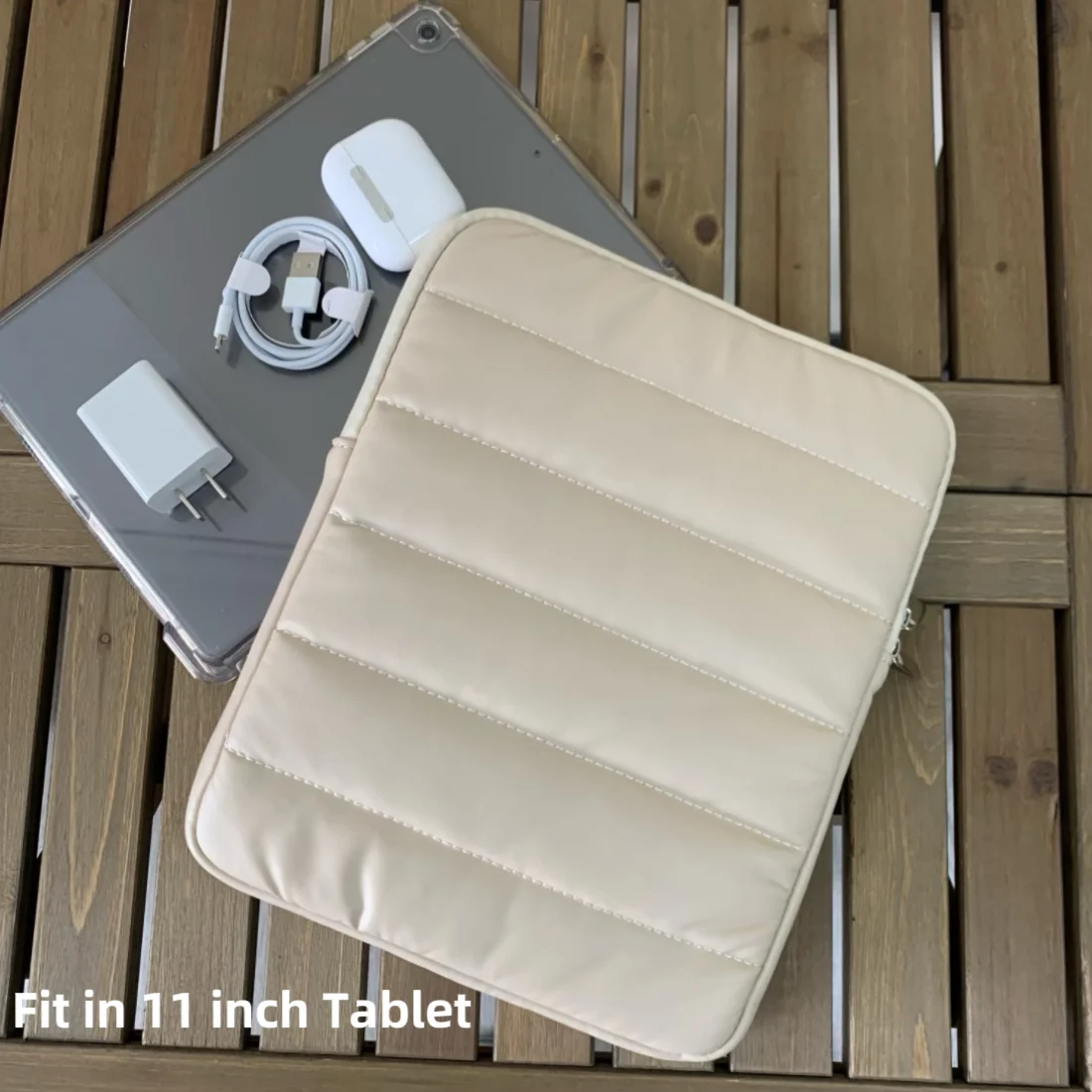 حافظة كمبيوتر لوحي منتفخة مقاس 9-11 بوصة حافظة كمبيوتر لوحي لطيفة مقاس 10 بوصة 11 بوصة، حافظة iPad Air، حافظة iPad Pro 11 للسفر، حقيبة iPad للفتيات #5