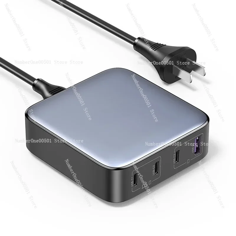 100W Gallium Nitride PD65W 200W Applicable to Apple Huawei Lenovo Computer Mobile Phone Drone Multi-port Fast Charging Head