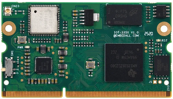 

Custom AM335x Core Plate, Onboard Wi-Fi Module, Pluggable, RT Preempt Linux, IoT