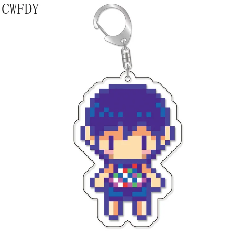 Omori Pixel Keychain Acrylic Gift for Men Women