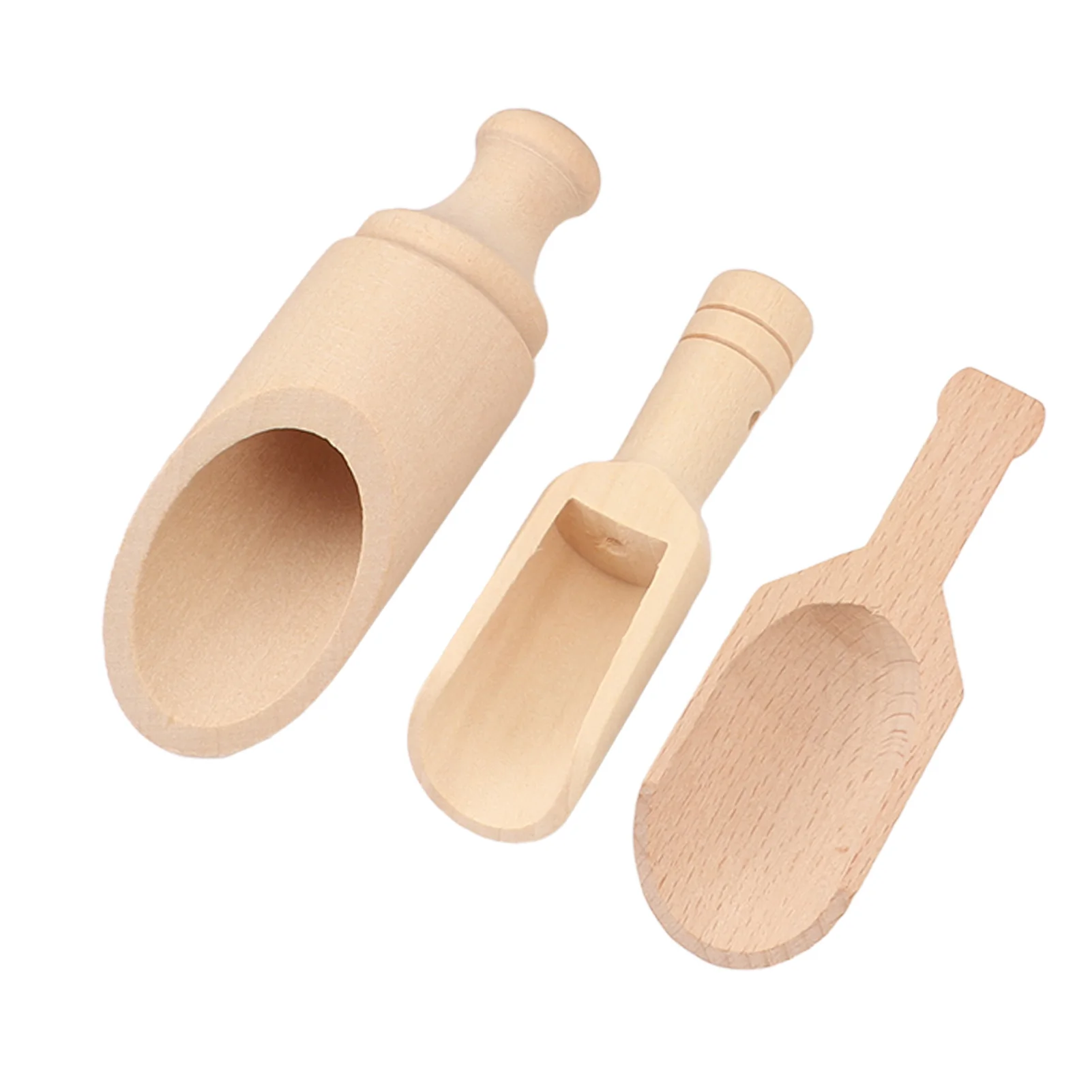 Sensory Bin Tools Toy Pre Teaching Safe Educational Wooden Bowls Scoop Toys for Transfer Work Fine Motor Learning